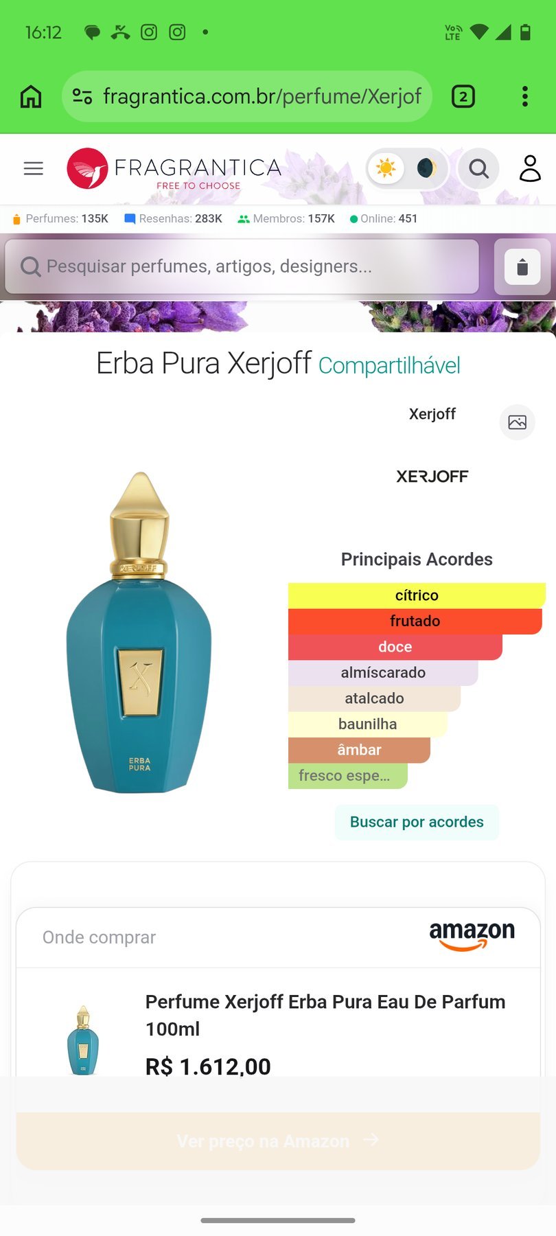 Erba Pura EDP 100 ml