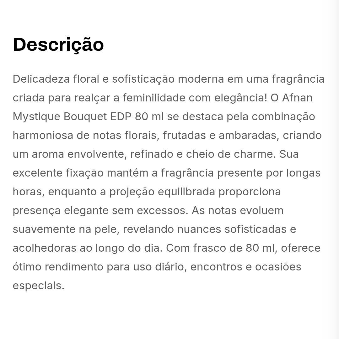 Mystique Bouquet 80 ml
