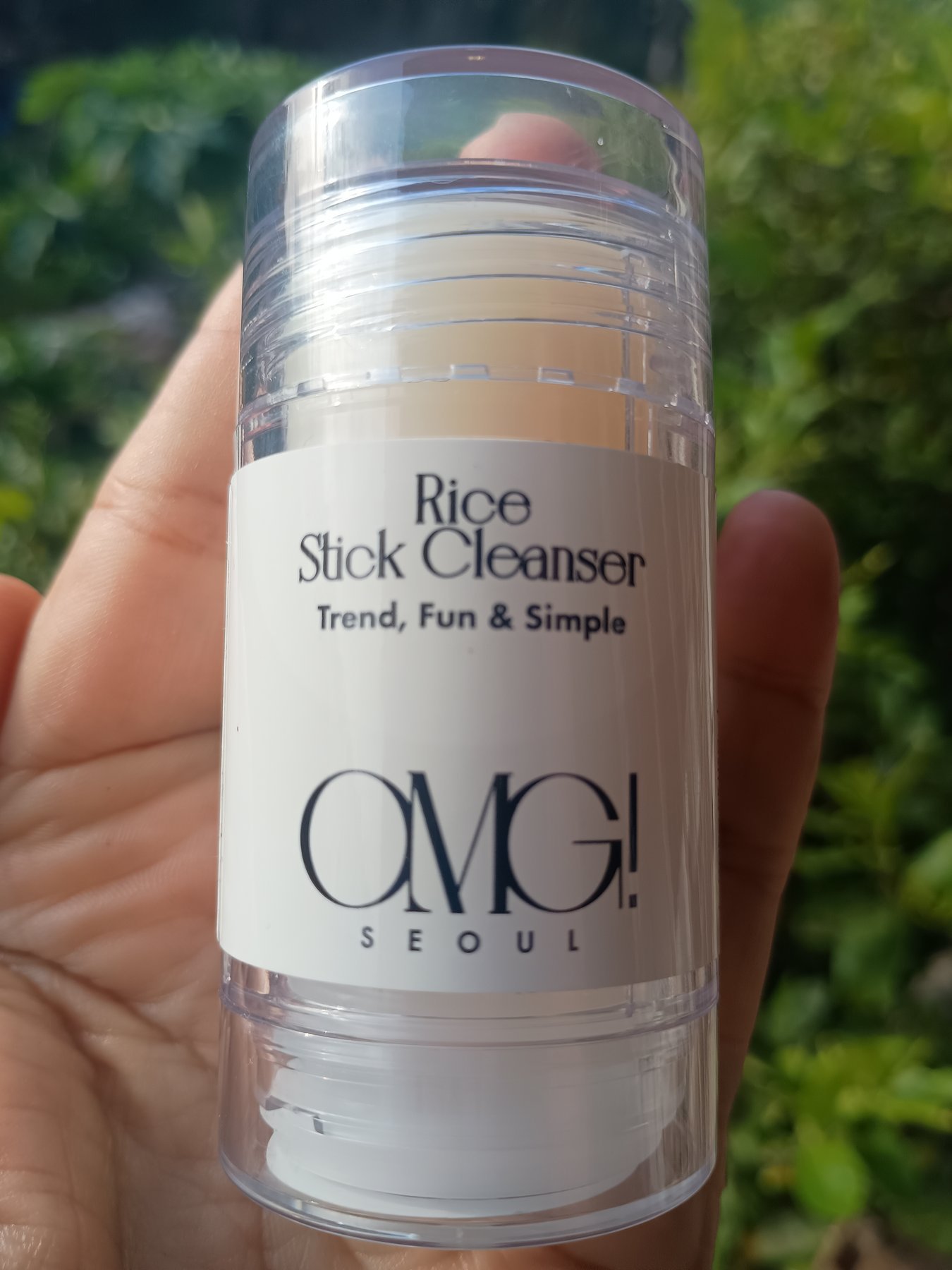Sabonete de limpeza facial em bastão