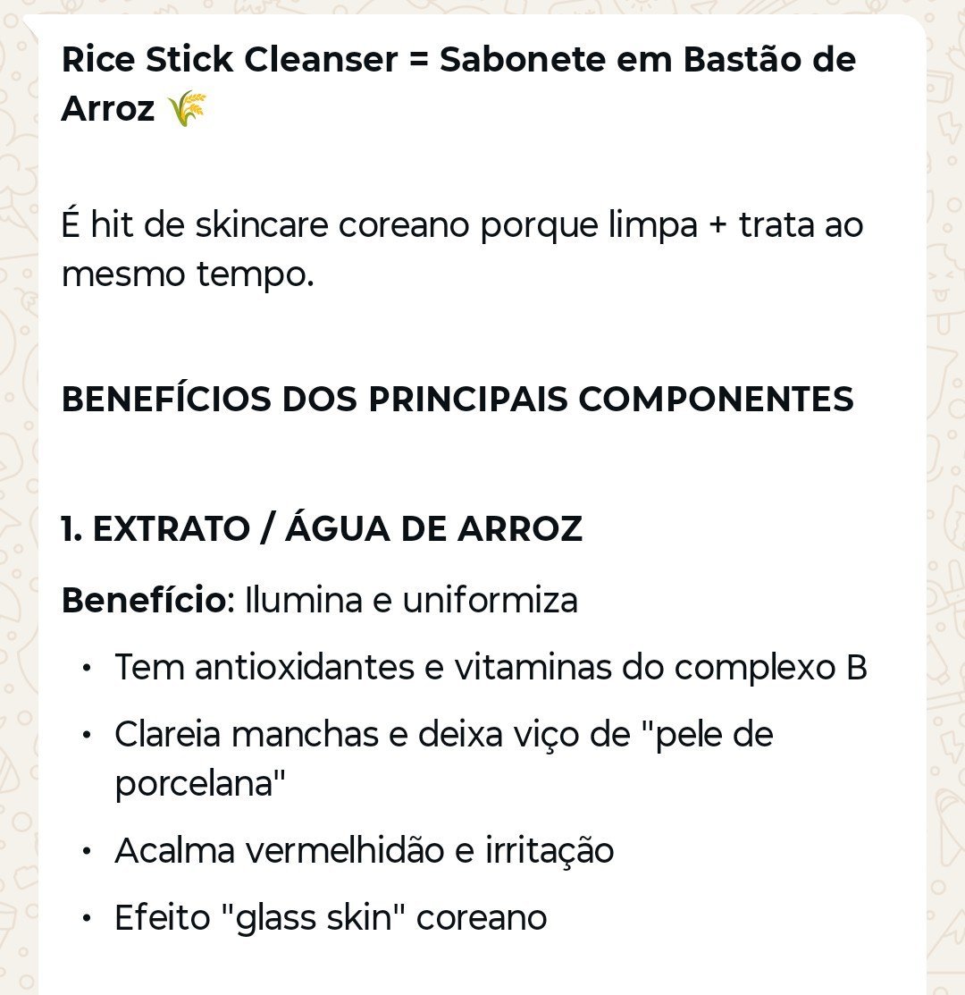 Sabonete de limpeza facial em bastão