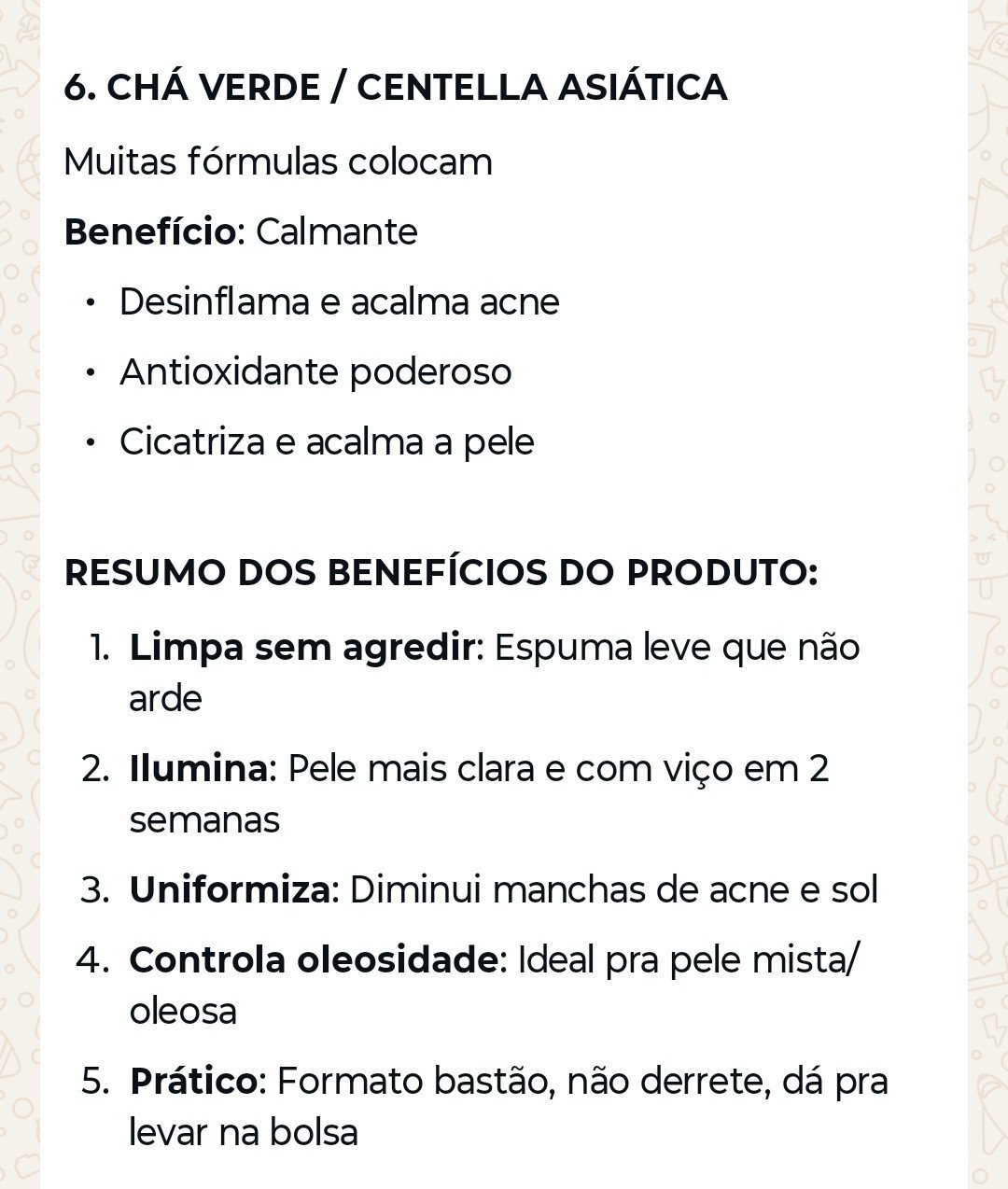 Sabonete de limpeza facial em bastão